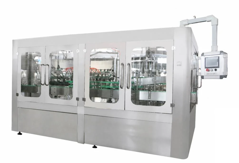 Glass bottle beverage filling line reference configuration