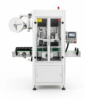 Automatic sleeve labeling machine reference configuration